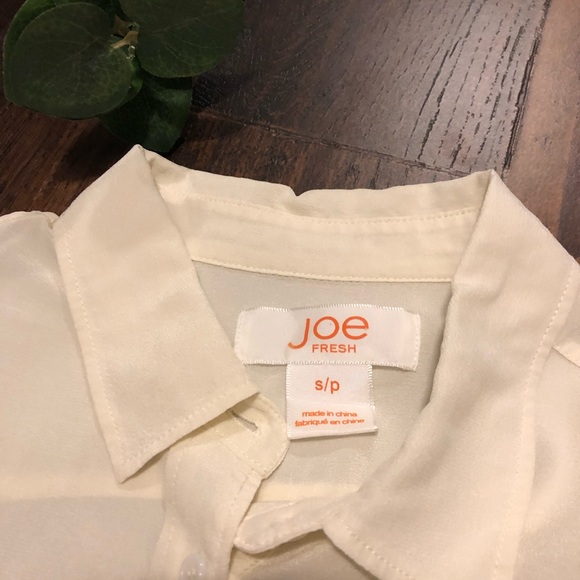 Joe Fresh Sheer Long Sleeve Blouse | small - Picture 3 of 4